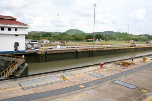Almost one hundred years old, the canal has carried an innumerable number of ships through its seemingly narrow passage ways.  